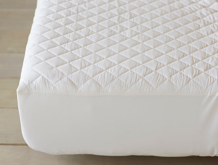 Organic Cotton Mattress Pad | White