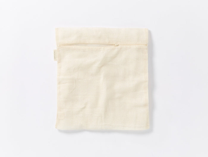 Organic Cotton Mesh Laundry Bag | Undyed
