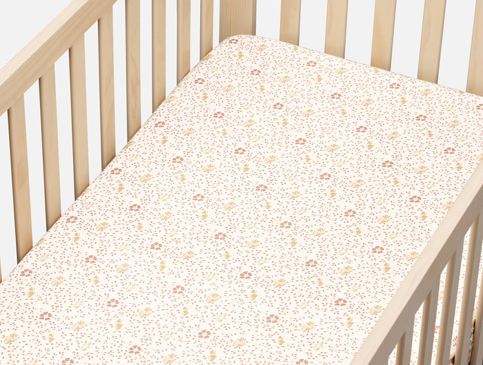 Organic Crinkled Percale™ Crib Sheet