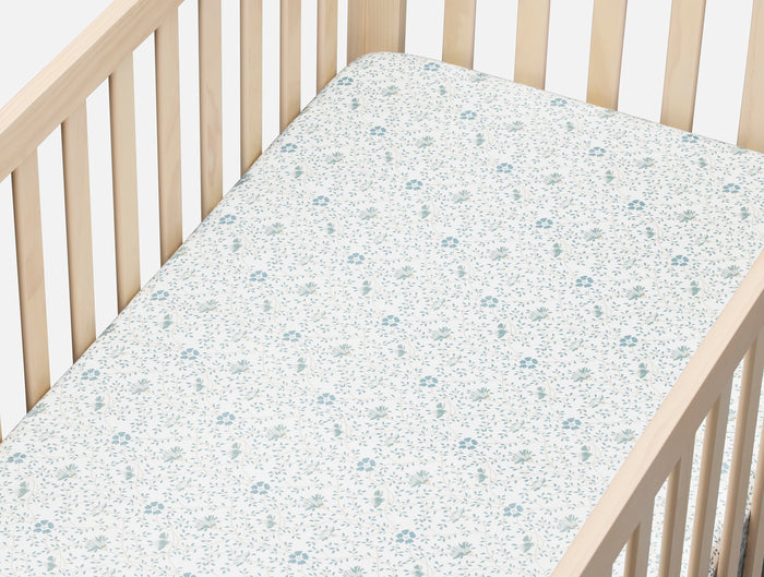 Organic Crinkled Percale™ Crib Sheet