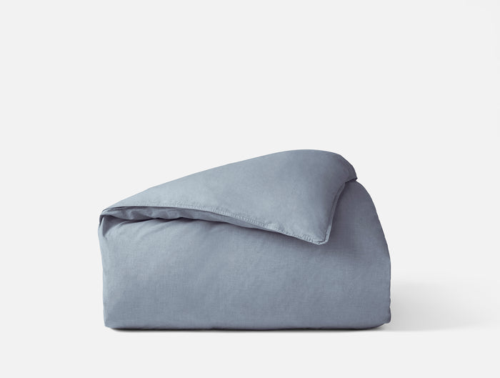 Organic Crinkled Percale™ Duvet Cover
