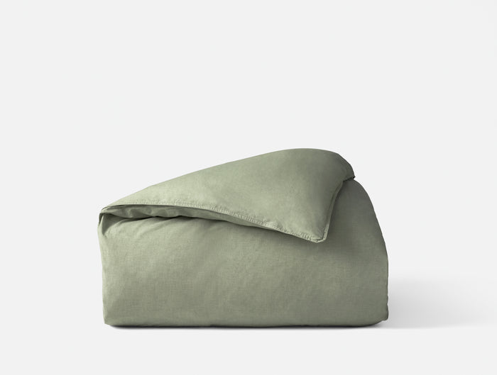 Organic Crinkled Percale™ Duvet Cover