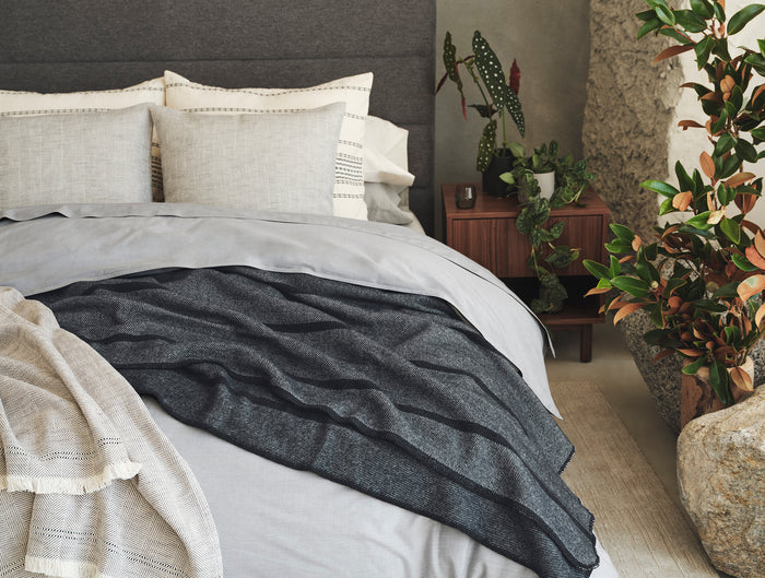 Organic Crinkled Percale™ Duvet Cover