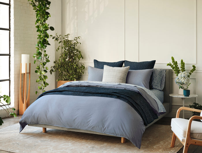 Organic Crinkled Percale™ Duvet Set