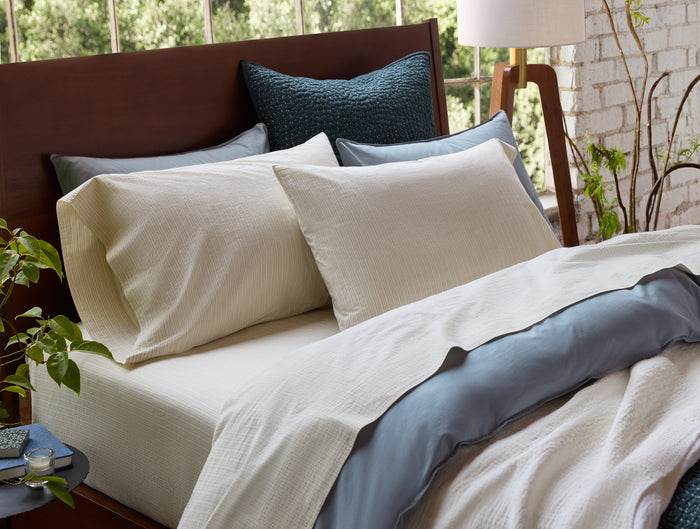 Organic Crinkled Percale™ Pillowcases