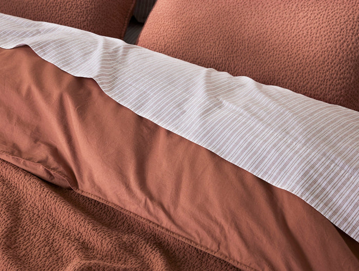 Organic Crinkled Percale™ Pillowcases - Coyuchi | Ginger
