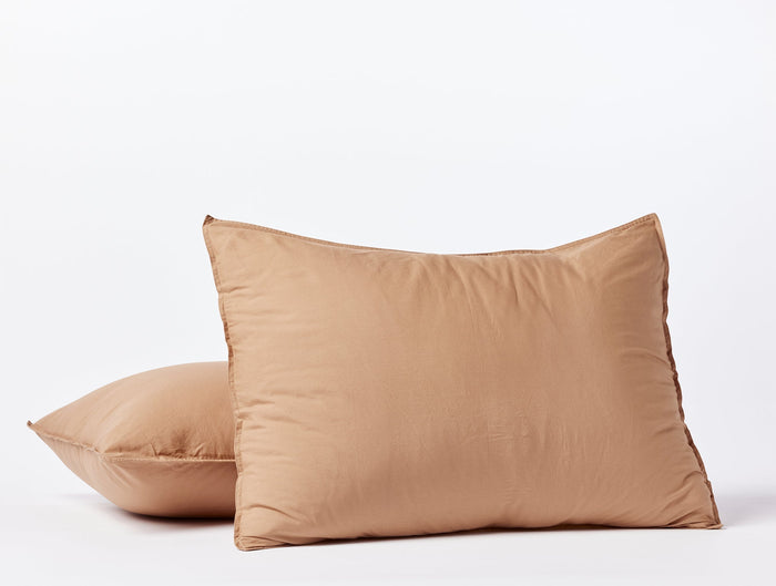 Organic Crinkled Percale™ Sham | Ginger