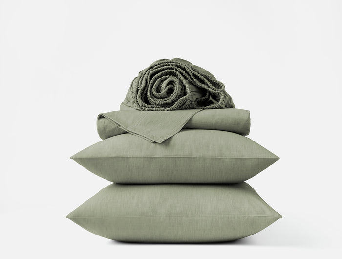 Organic Crinkled Percale™ Sheet Set