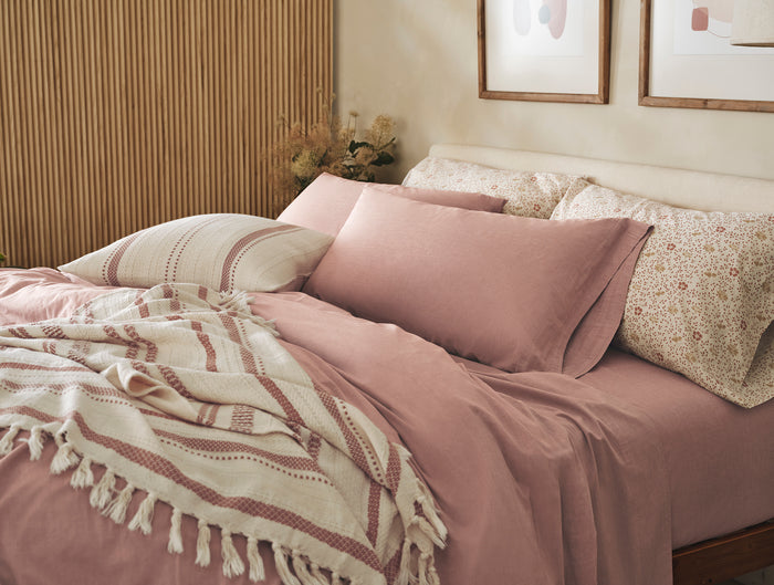 Organic Crinkled Percale™ Sheet Set
