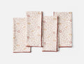 Organic Print Percale Napkins, Set of 4