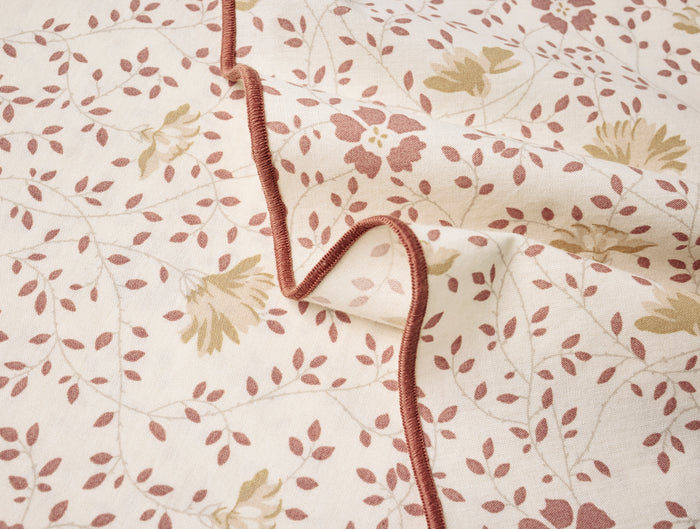 Organic Print Percale Napkins, Set of 4