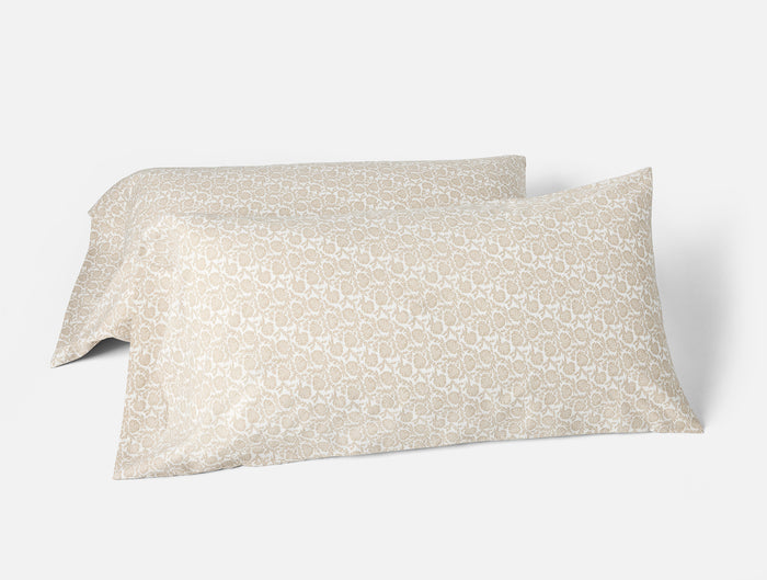 Organic Print Percale Pillowcases