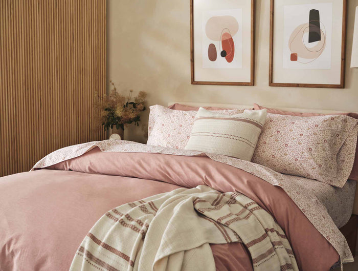 Organic Print Percale Sheet Set