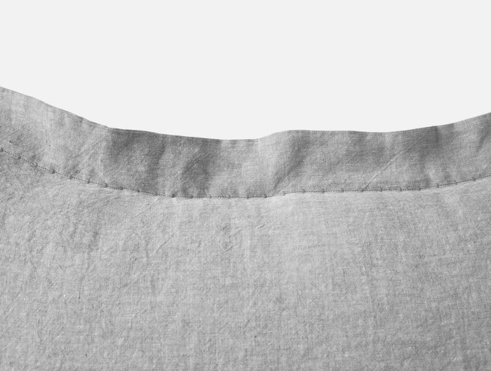 Organic Relaxed Linen Sham - Coyuchi | Slate Chambray