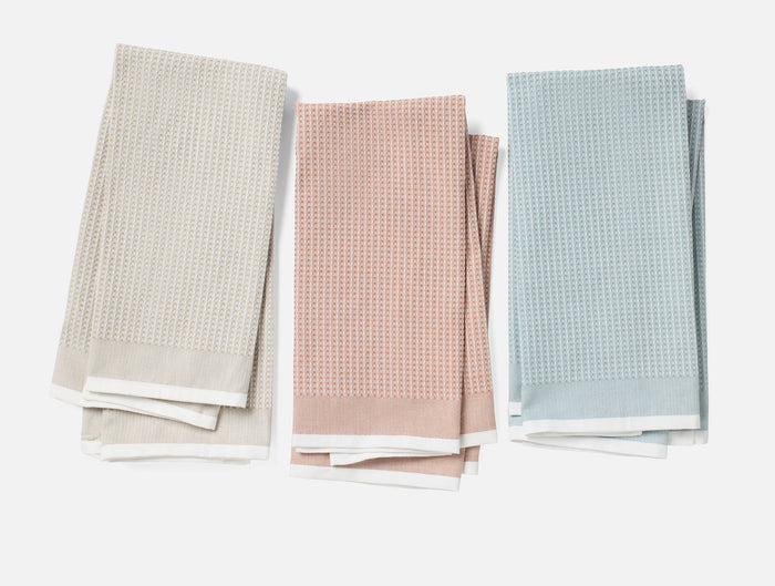 Organic Waffle Kitchen Towels, Set of 6 - Coyuchi | Reef