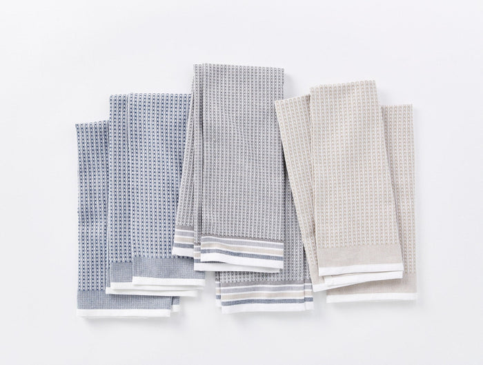 Organic Waffle Kitchen Towels, Set of 6 | Shoreline