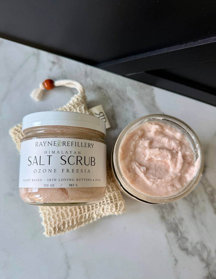 Ozone & Freesia - Whipped Pink Himalayan Salt Scrub