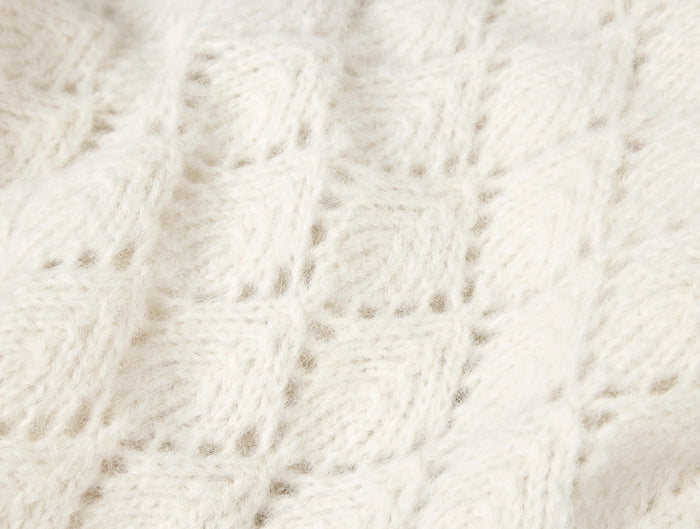 Paracas Alpaca Cotton Knit Throw