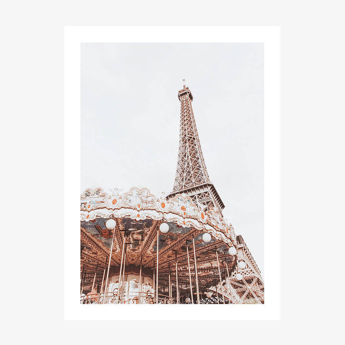 Paris Carousel 2 wall art print