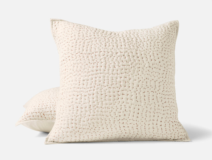 Pebbled Handstitched Organic Sham