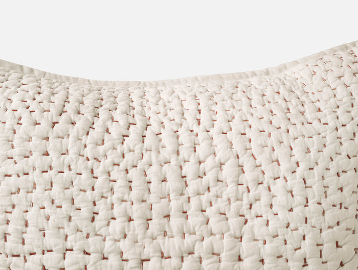 Pebbled Handstitched Organic Sham
