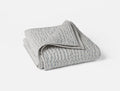 Pebbled Handstitched Organic Toddler Quilt | Pale Gray w/Cools