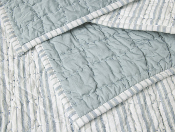 Pebbled Handstitched Organic Toddler Quilt