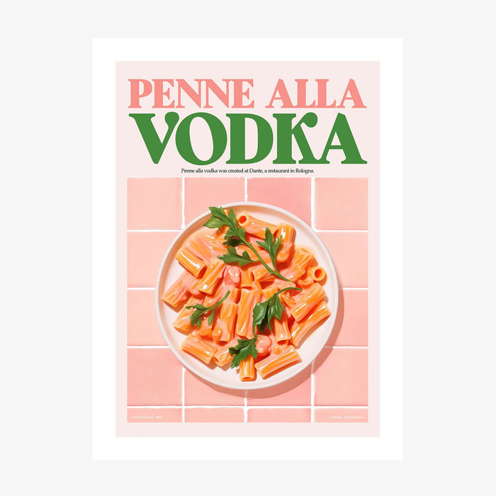 Penne Alla Vodka wall art print