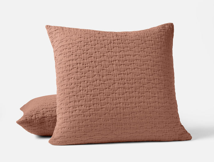 Pescadero Matelasse Organic Sham - Coyuchi | Praline