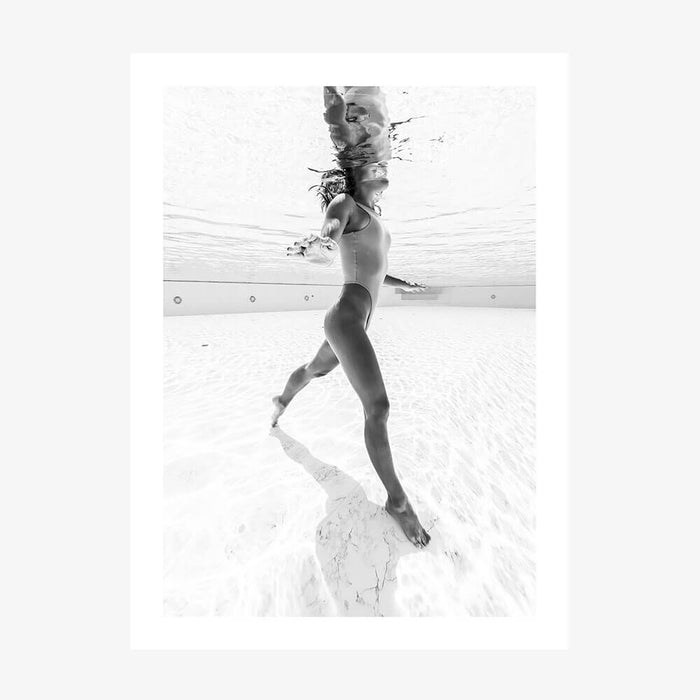 Pool Girl 2 wall art print