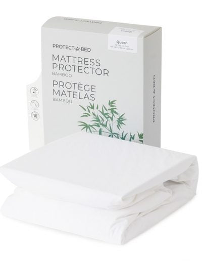 Protège matelas au bambou - anti-acariens et imperméable