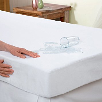 Protège matelas au bambou - anti-acariens et imperméable