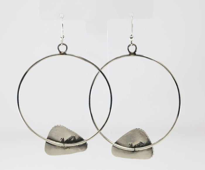 Purple Spiny Hoops by Elouise Kee