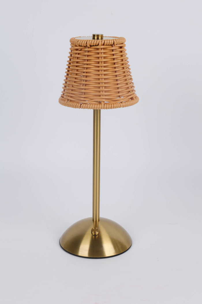 Rechargeable Rattan LED Lamp