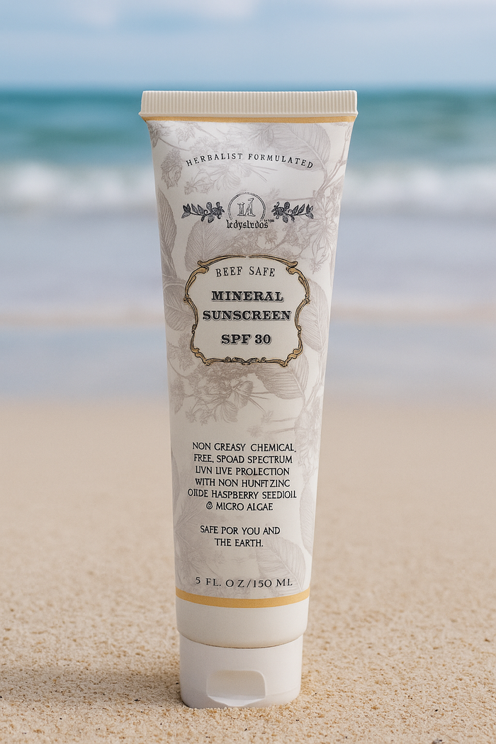 Reef Safe Vegan Mineral Sunscreen with Tremella Mushroom