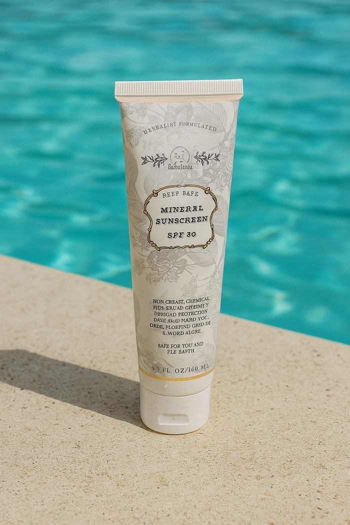 Reef Safe Vegan Mineral Sunscreen with Tremella Mushroom