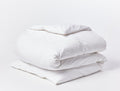 300 Thread Count Organic Percale Duvet Cover | Alpine White