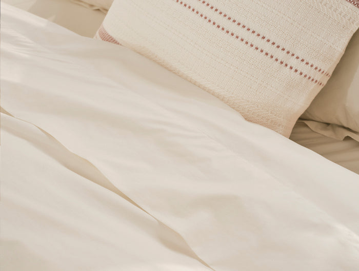Refined Organic Percale Duvet Cover