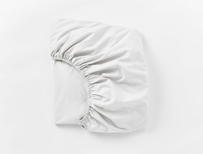 300 Thread Count Organic Percale Sheets | Alpine White