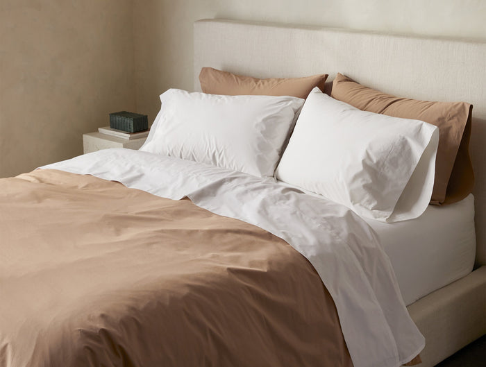 300 Thread Count Organic Percale Sheets | Undyed