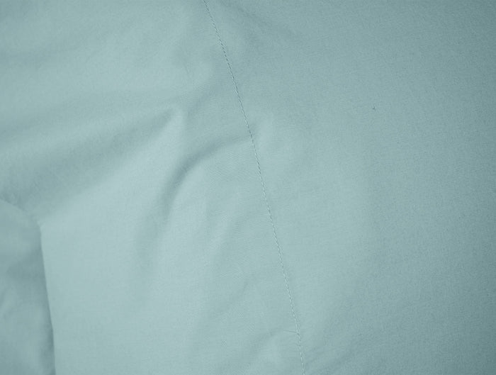 300 Thread Count Organic Percale Pillowcases - Coyuchi | Pacific Blue