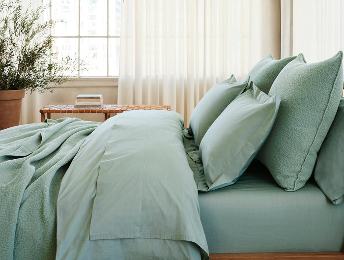Refined Organic Percale Sham - Coyuchi | Seafoam