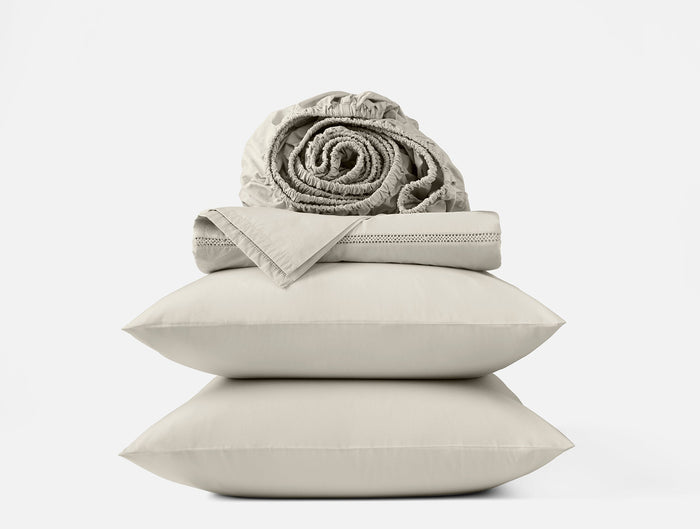 Refined Organic Percale Sheet Set - Coyuchi | Lattice Stone
