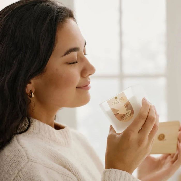 Restore Large Joyful Glow Candle