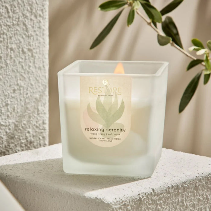 Restore Large Relaxing Serenity Candle