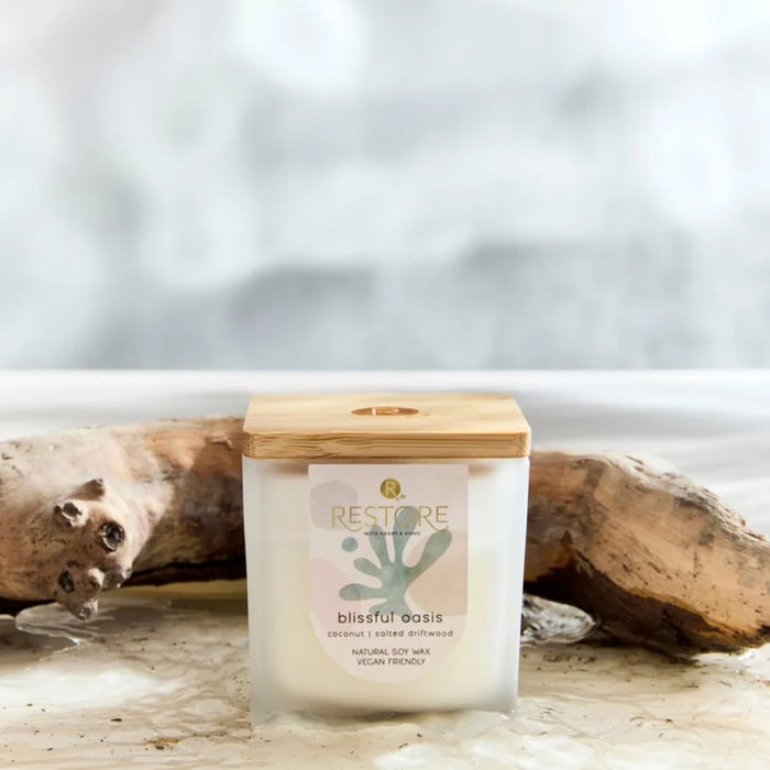 Restore Small Blissful Oasis Candle