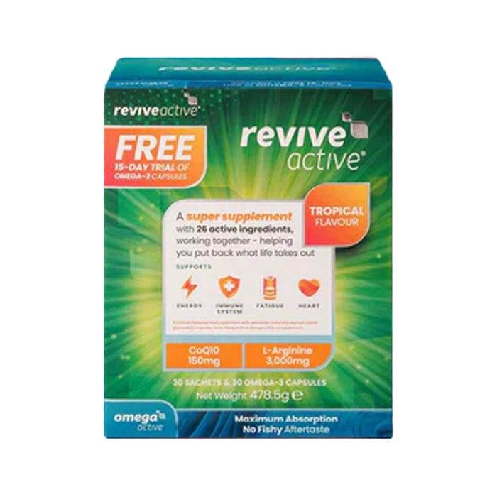 Revive Active Tropical Flavour + FREE 15 Day Omega Active