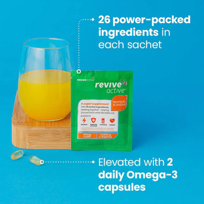 Revive Active Tropical Flavour + FREE 15 Day Omega Active