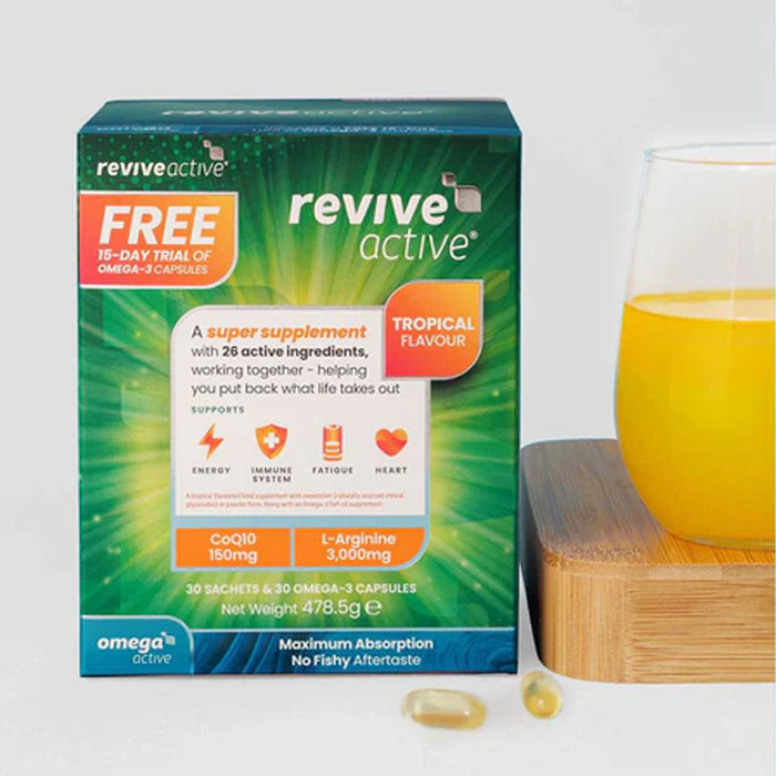Revive Active Tropical Flavour + FREE 15 Day Omega Active