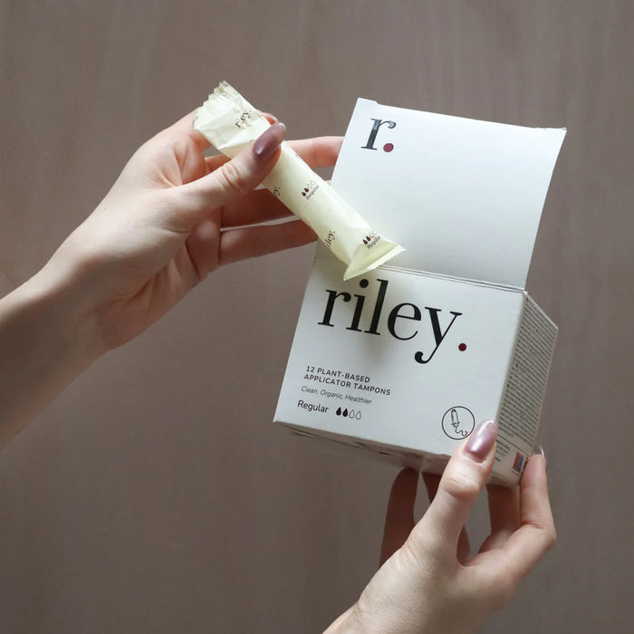 Riley Organic Cotton Applicator Tampons regular